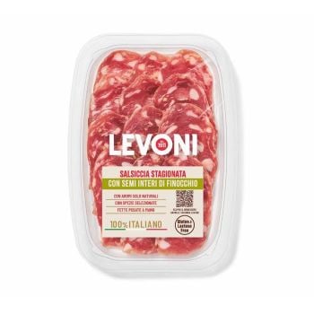 SALSICCIA STAGIONATA CON SEMI INTERI DI FINOCCHIO AFFETTATA