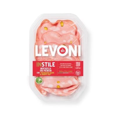 MORTADELLA ORO PREMIUM CON PISTACCHI VERDI DI BRONTE DOP AFFETTATA